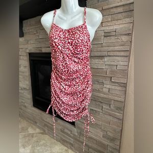 Really cute rust color w/ flower dress